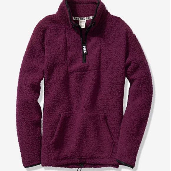 PINK Victoria's Secret Tops - FINAL $$$Victoria's secret PINK sherpa quarter zip